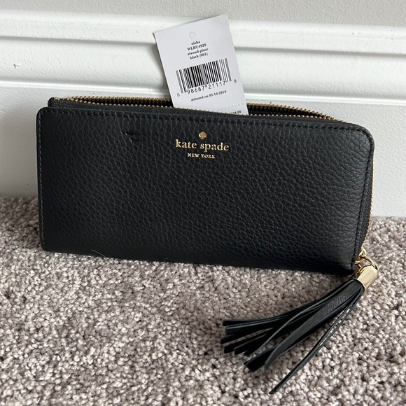 kate spade Handbags - Black kate spade wallet